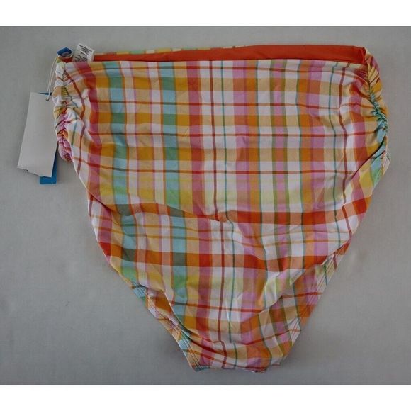 Bleu Rod Beattie RBHS22117 Sz 12 Multi Hip To Be Square Printed Bikini Set $150 - Picture 5 of 14